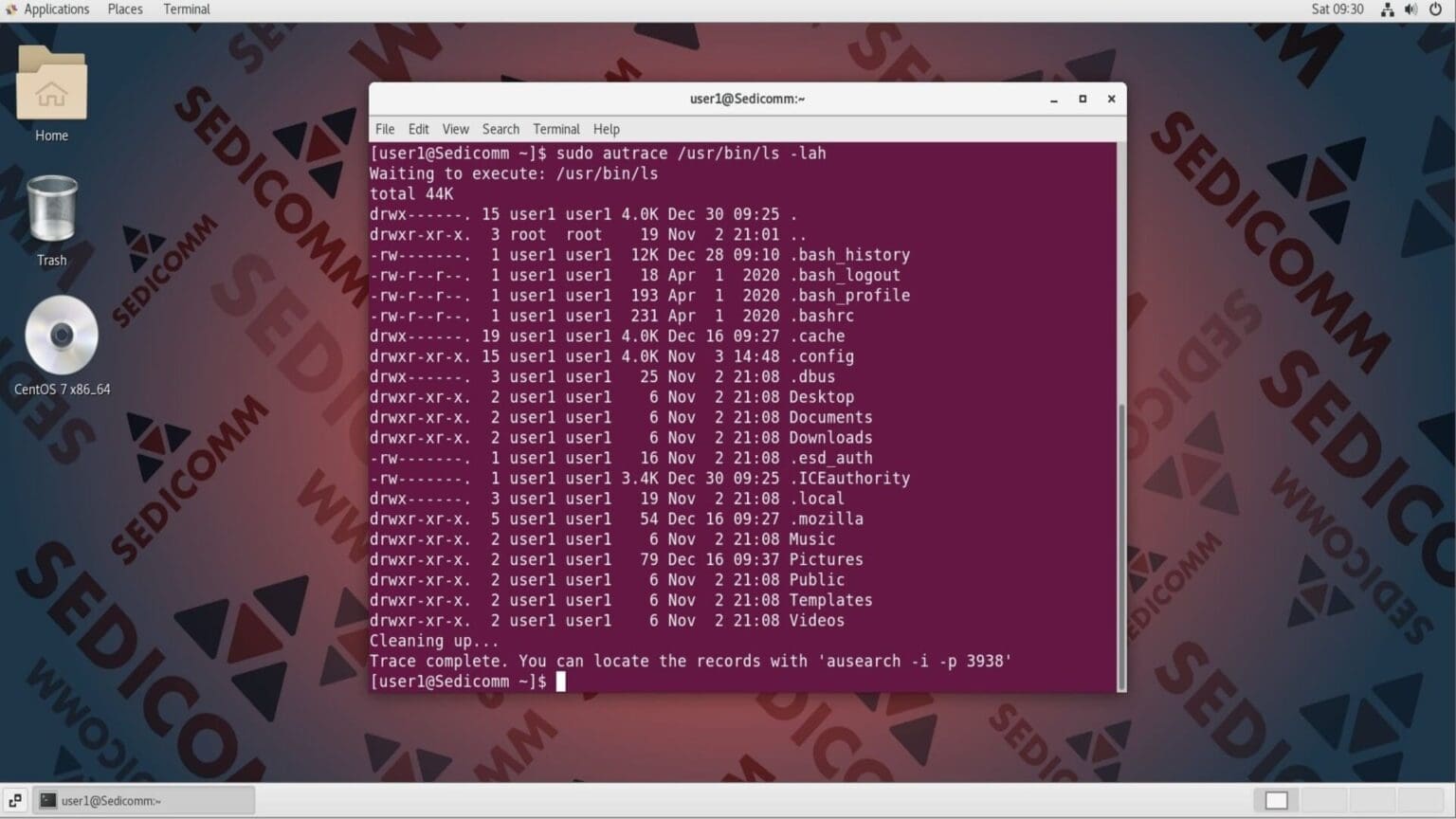 Аудит системных вызовов команд с помощью autrace в CentOS / RHEL Linux