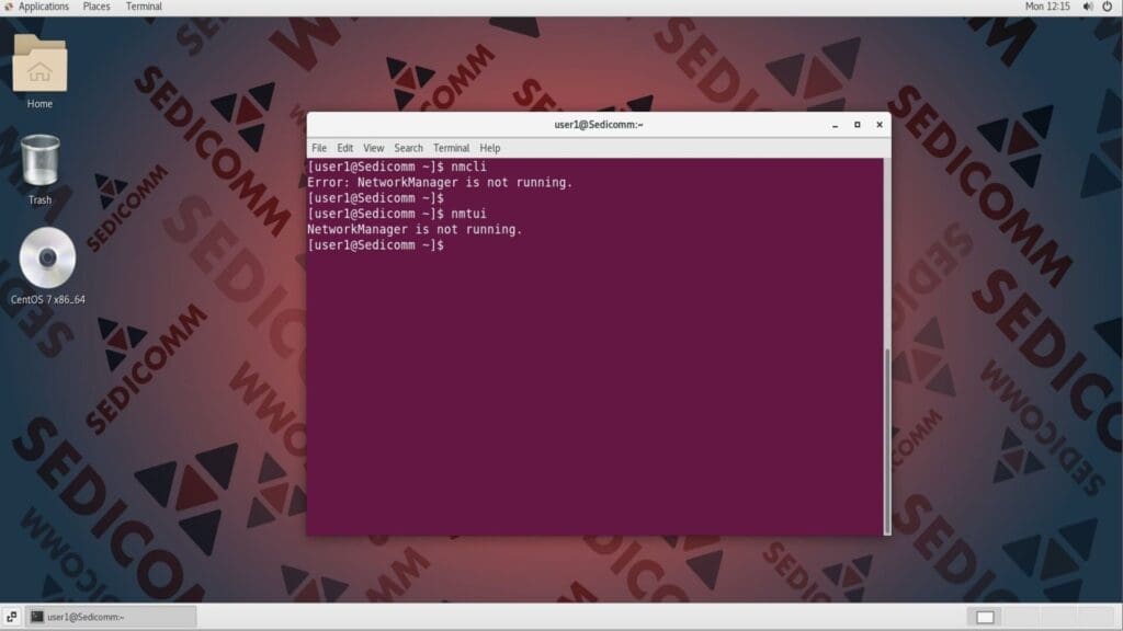 check networkmanager