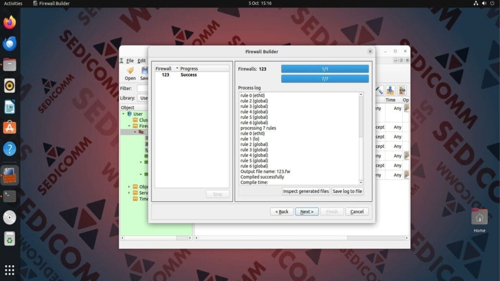 compile firewall 1