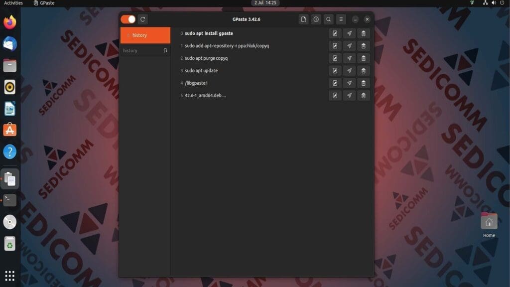 gpaste
