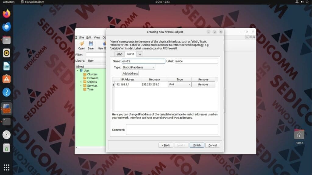 interface settings