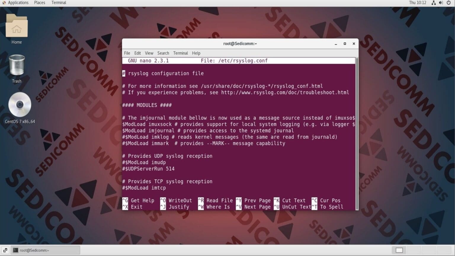 Rsyslog File Как настроить сервер журналов с rsyslog в CentOS Linux