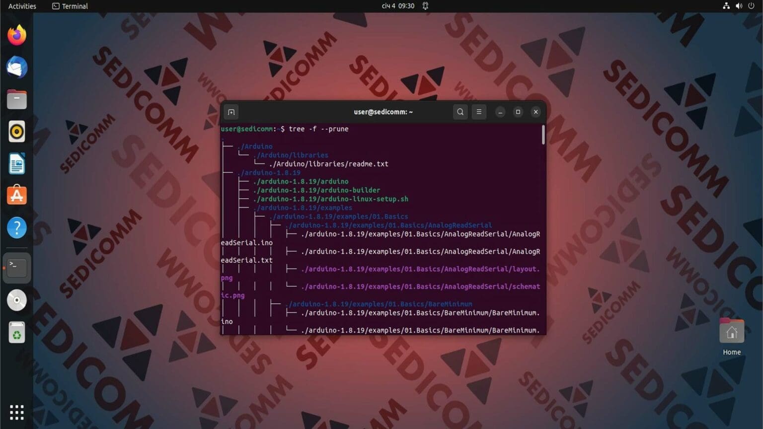 Как использовать команду tree в Linux
