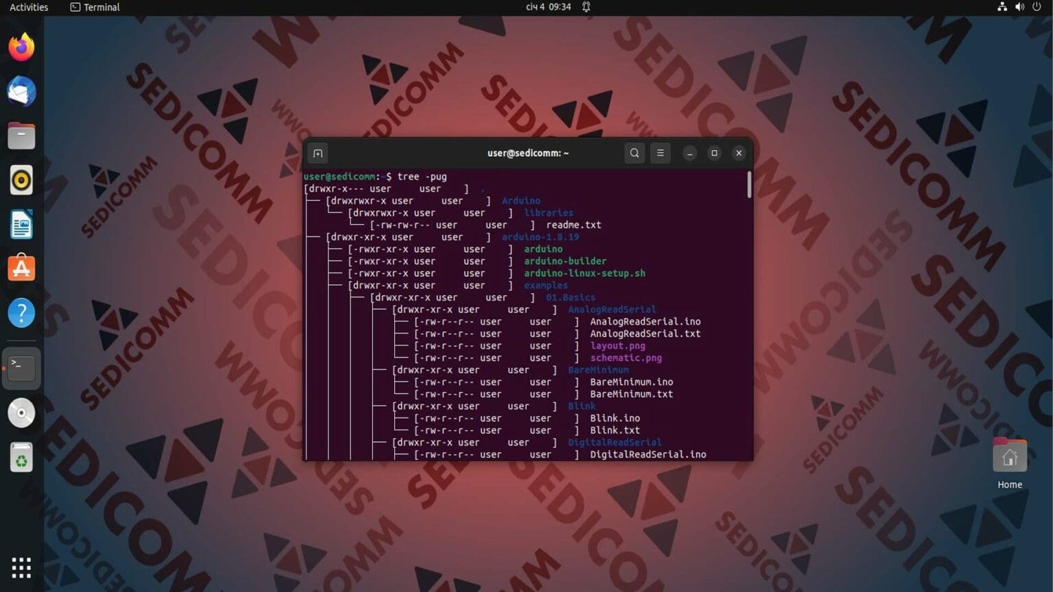 Как использовать команду tree в Linux