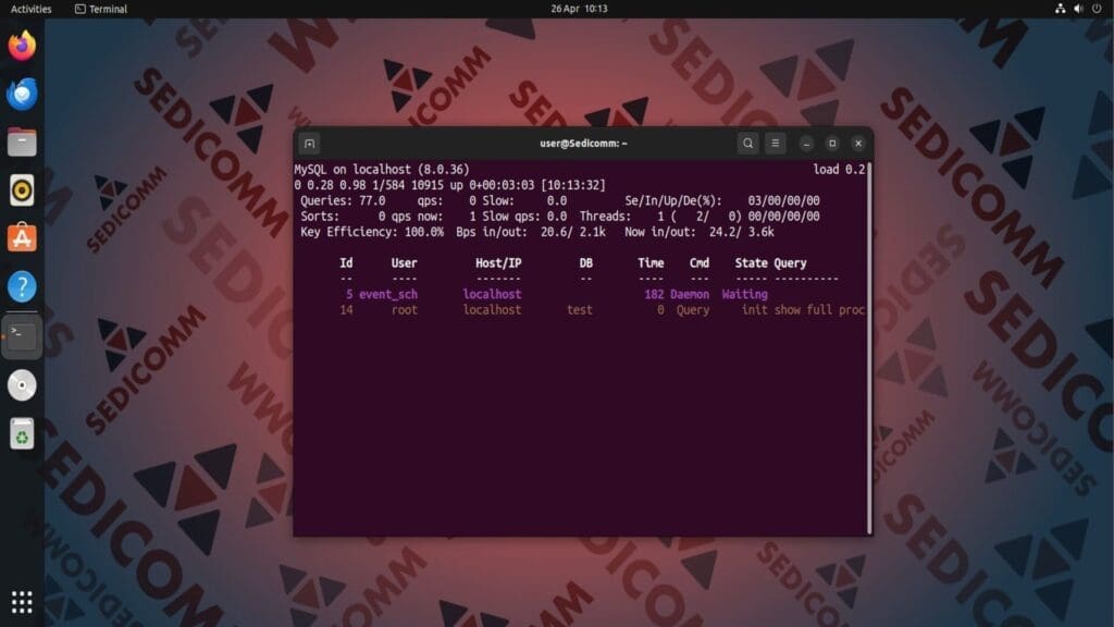 connect to certain database