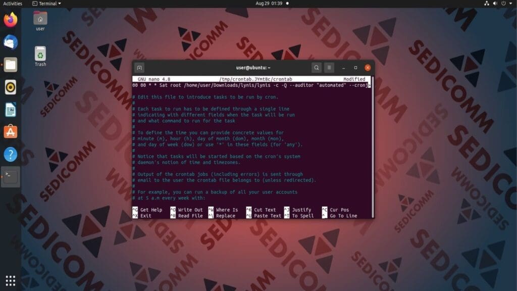 crontab