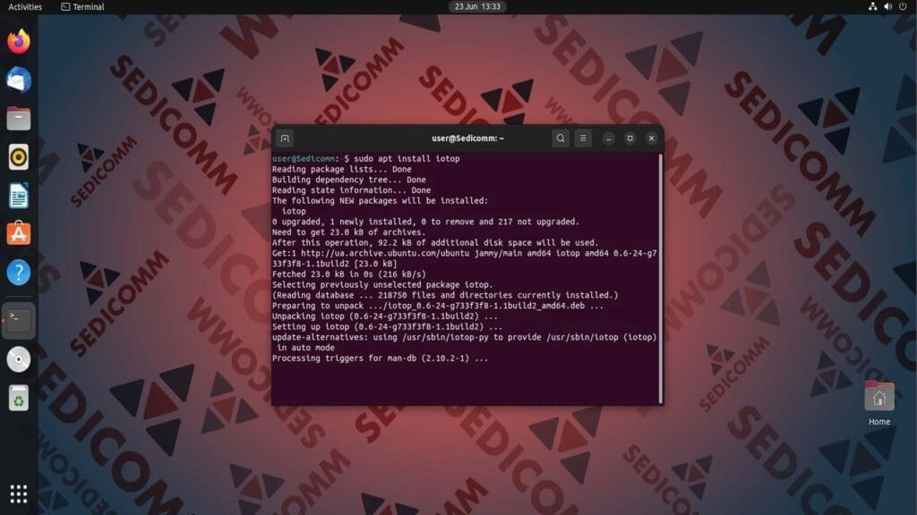 install