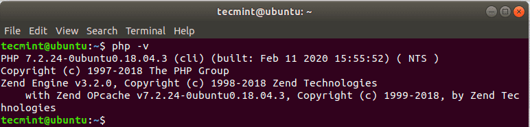 Check-PHP-Version-in-Ubuntu