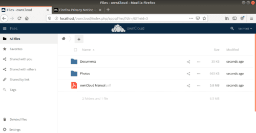 Owncloud где хранить файлы