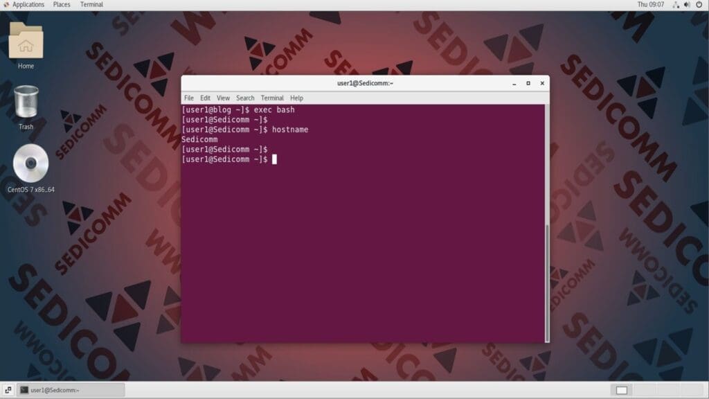exec bash after nmtui