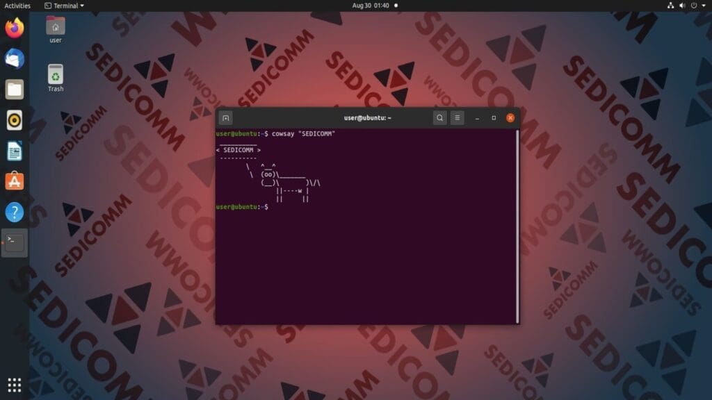 cowsay