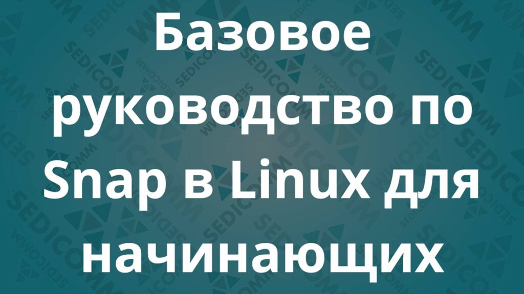 Базовое руководство по Snap в Linux для начинающих