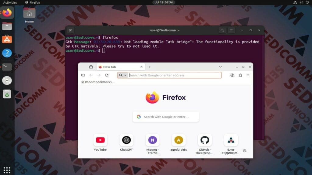 run snap app using command