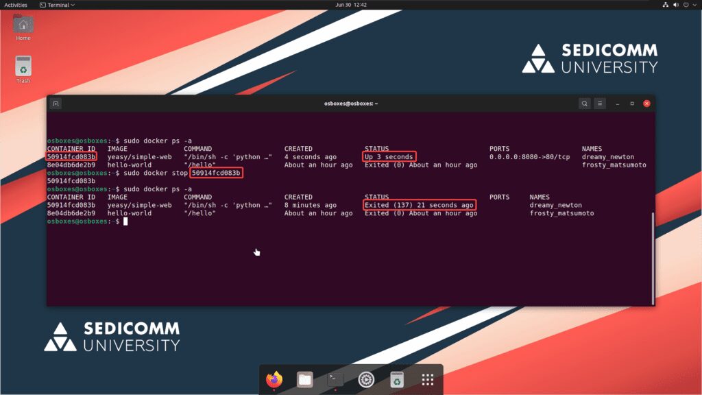 Управление контейнерами