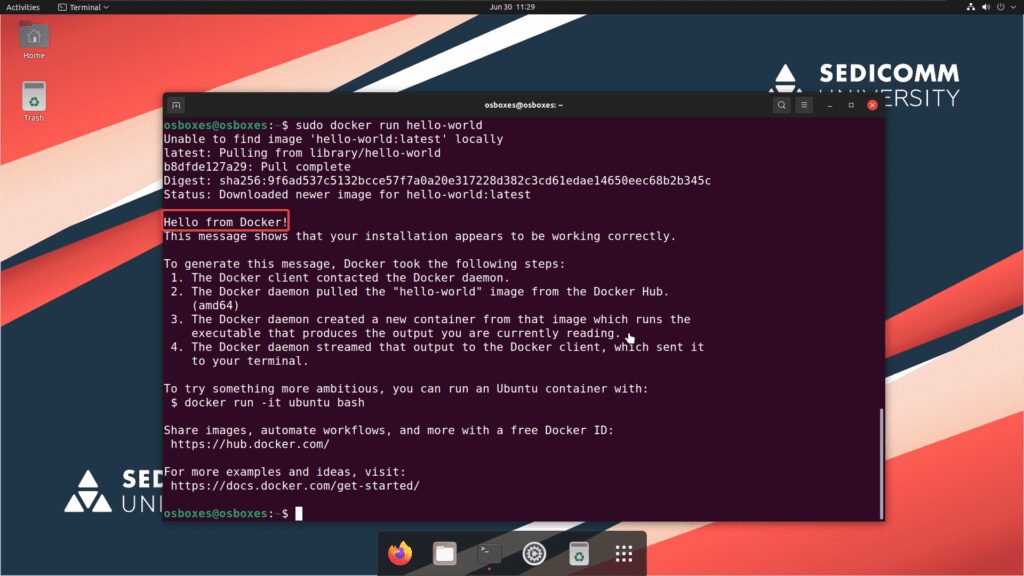 Использование docker