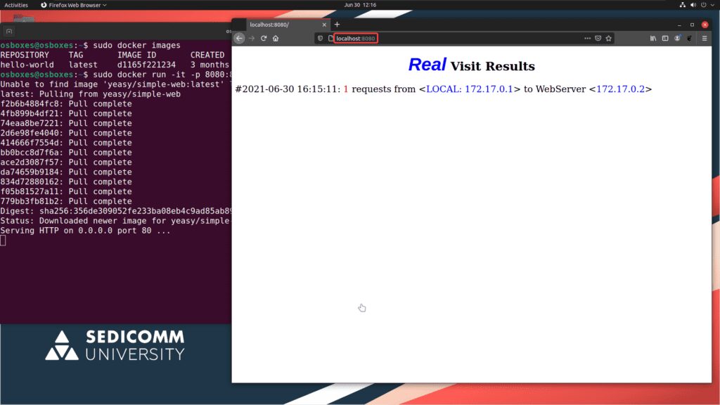 Использование docker