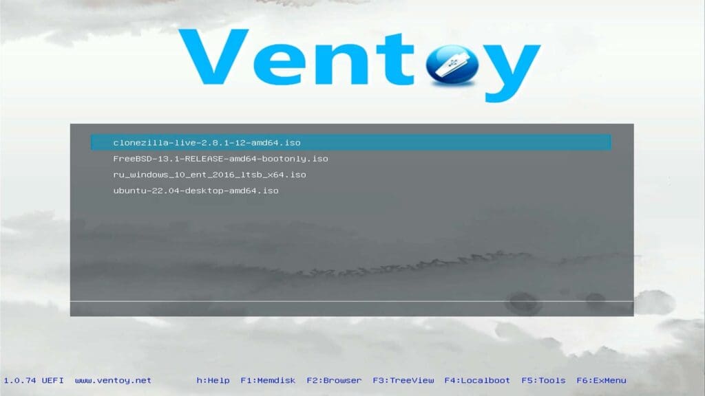 Ventoy Как сделать загрузочную / мультизагрузочную флешку и настроить загрузку 850+ образов