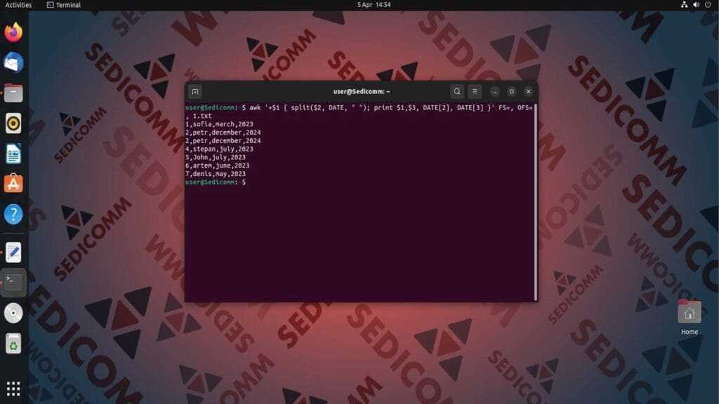 fields to subfields