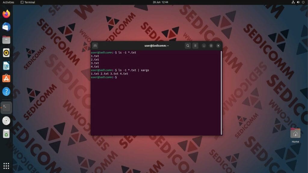 ls-xargs