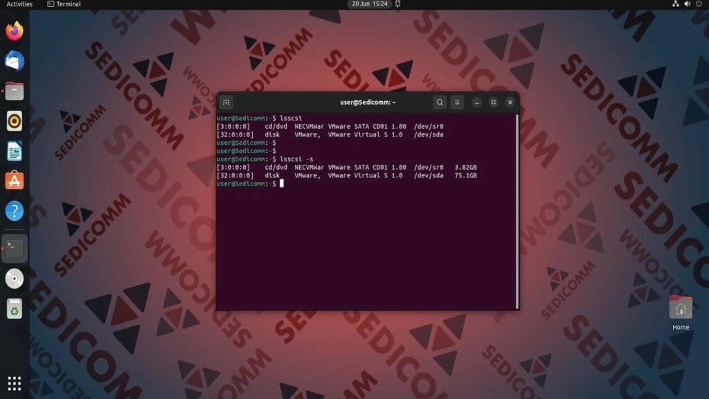 lsscsi