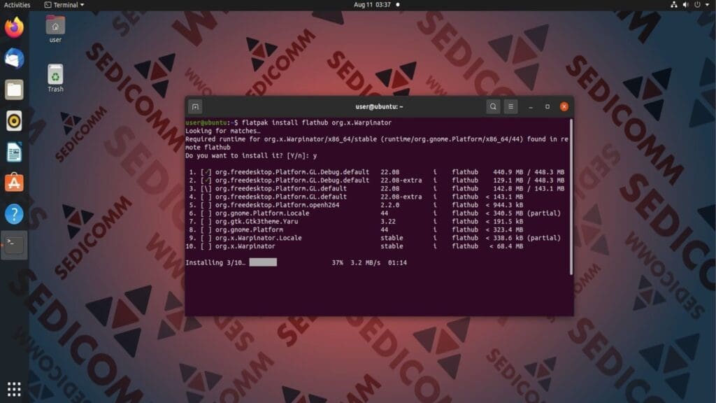 install