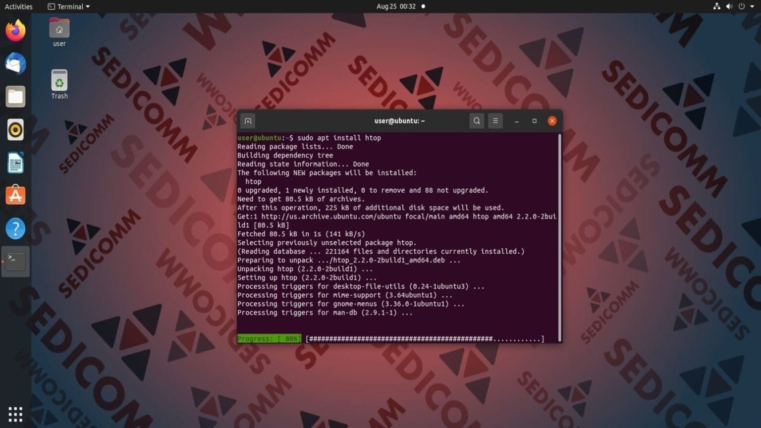 Как установить и использовать инструмент htop в Linux