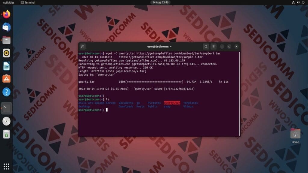 wget new filename