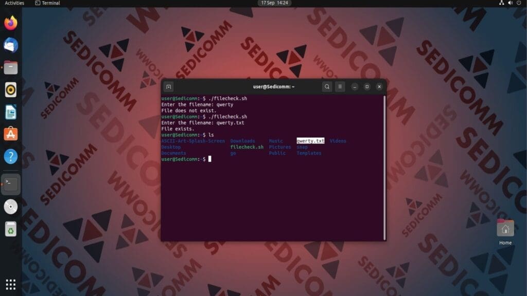 execute filecheck 1