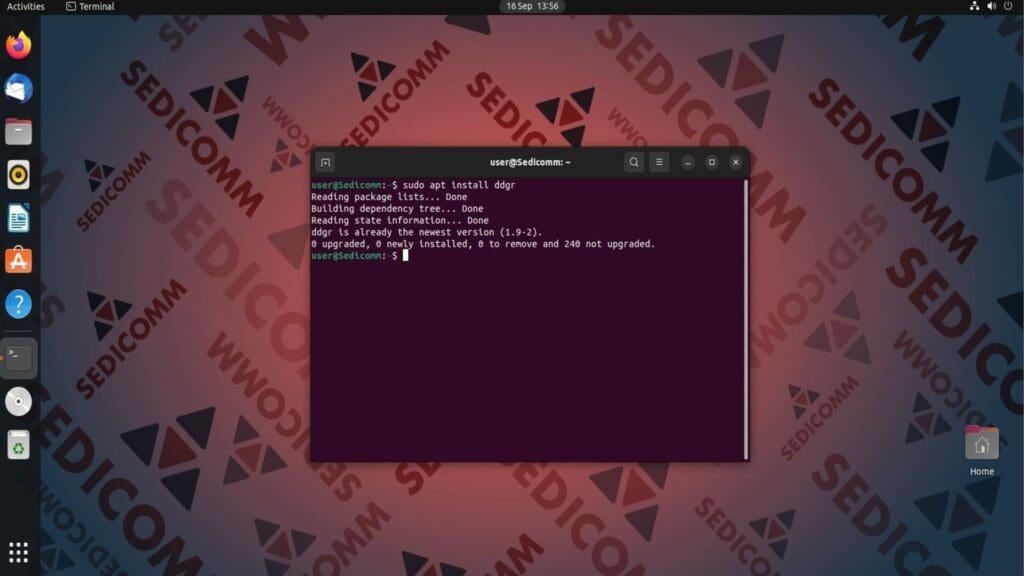 install