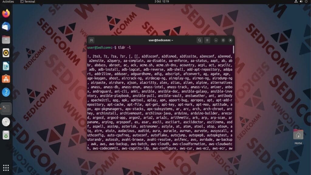 list tldr