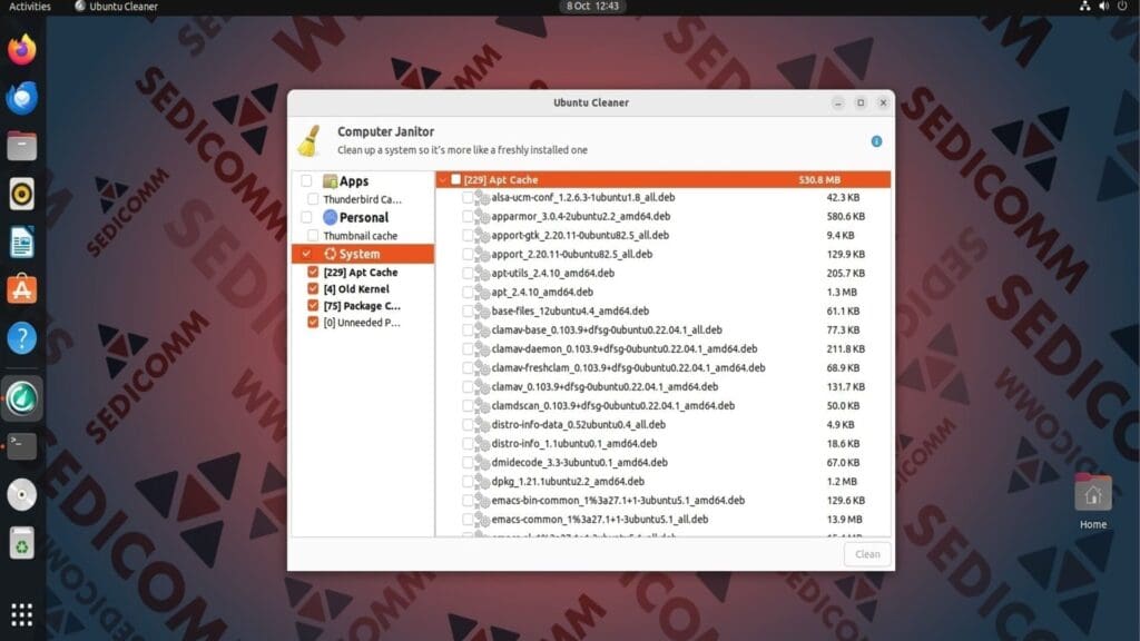 ubuntu cleaner