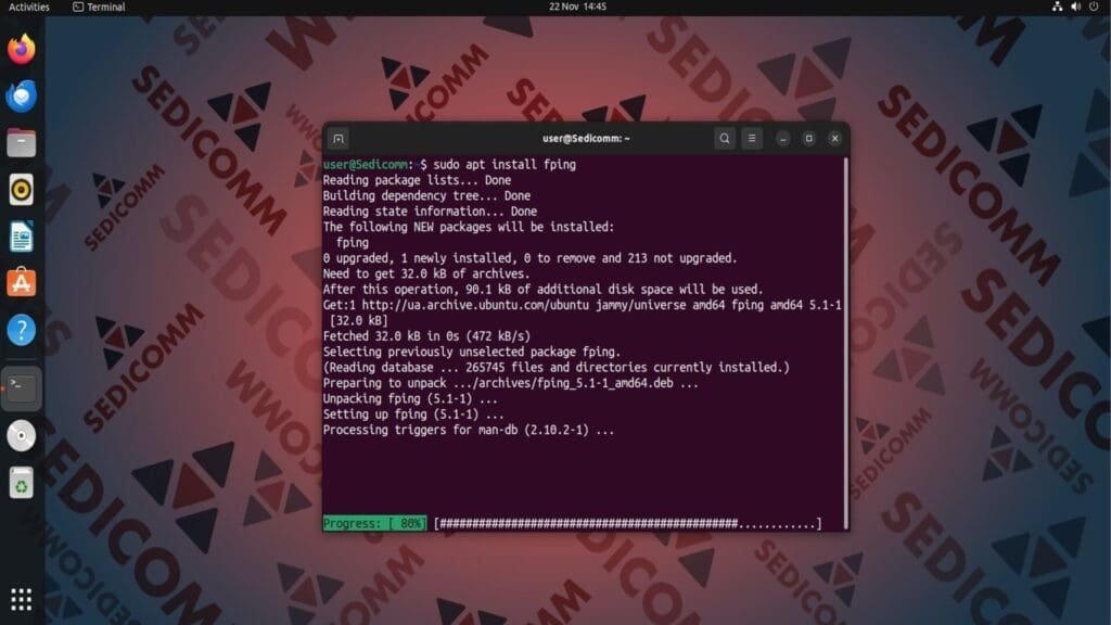 install fping
