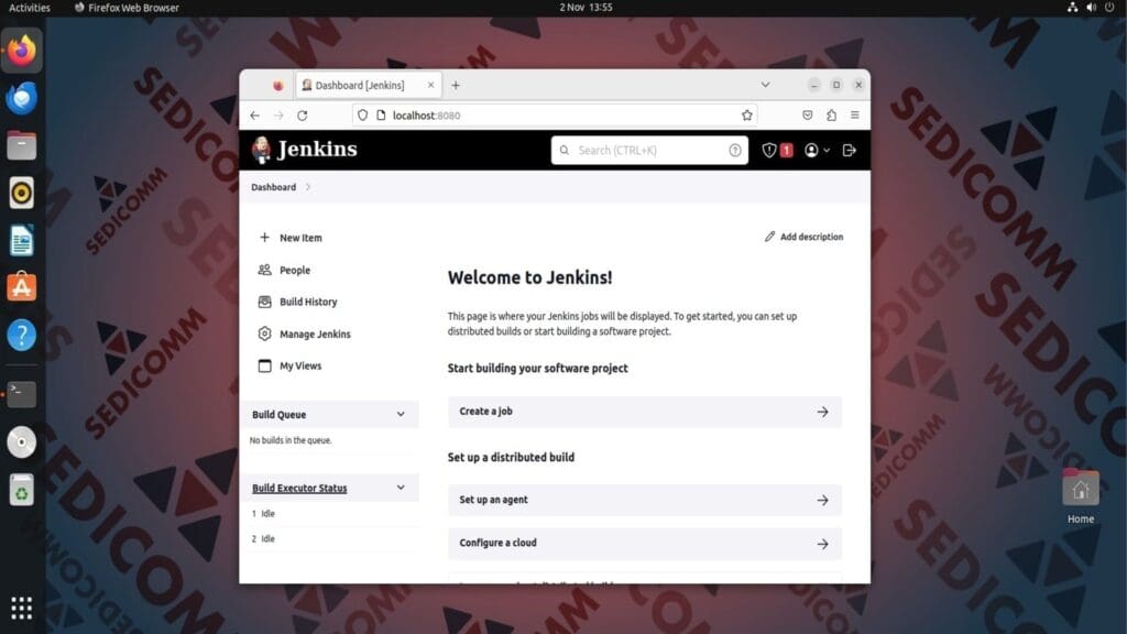 jenkins main page