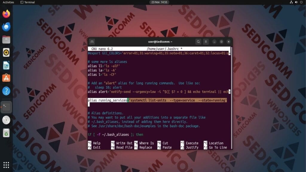 create alias