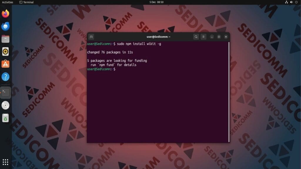install