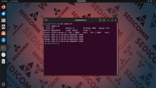 Команда stat в Linux с примерами