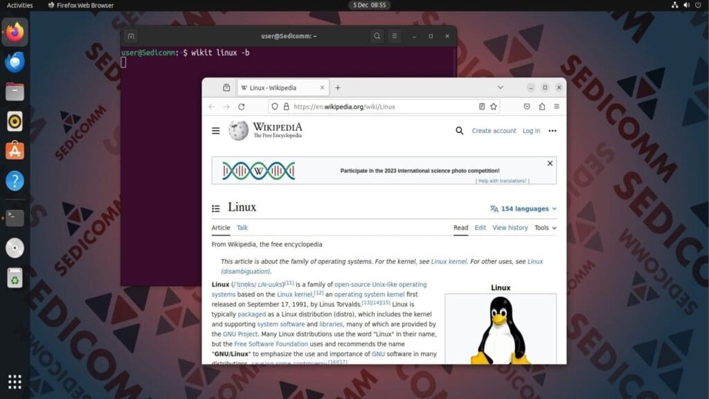 wikit in browser