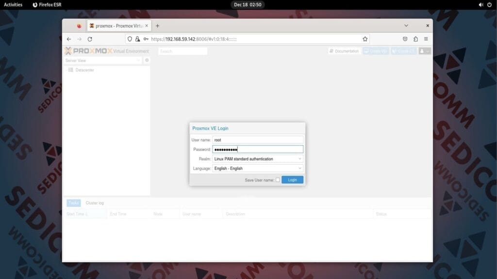 authorize as root