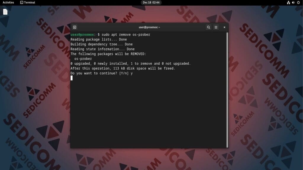 remove os prober