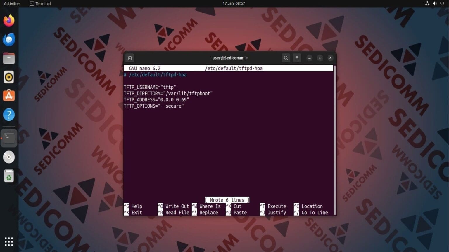 Как установить и настроить TFTP-сервер в Ubuntu Linux