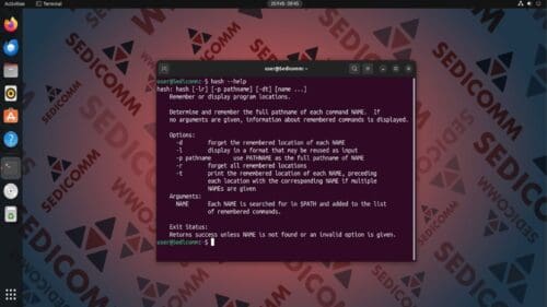 Команда hash в Linux с примерами