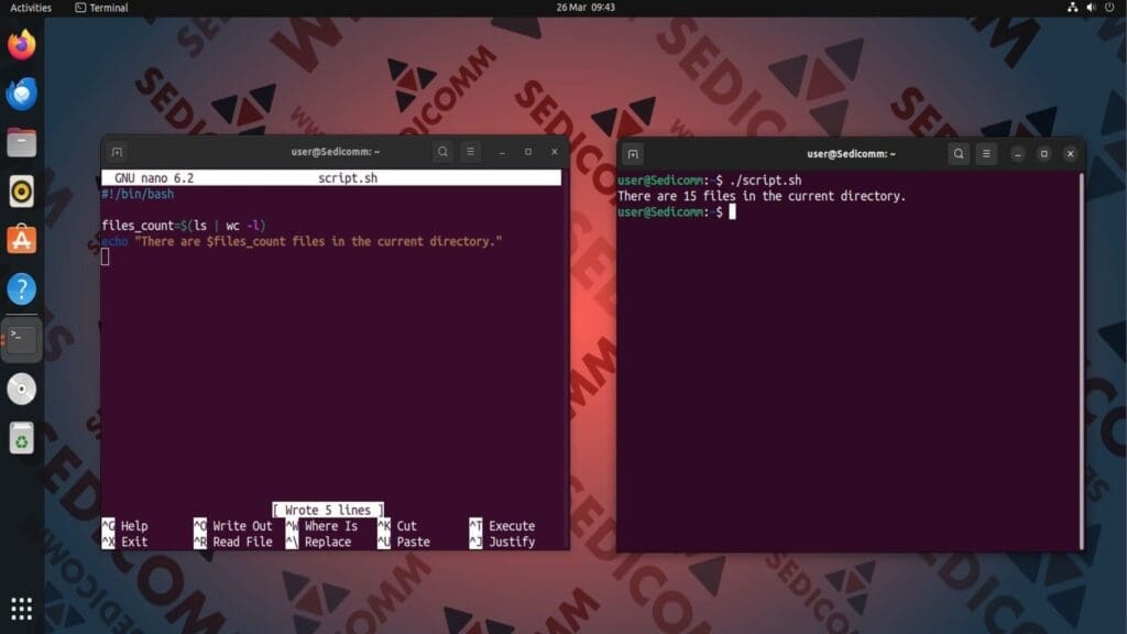 Command Substitution