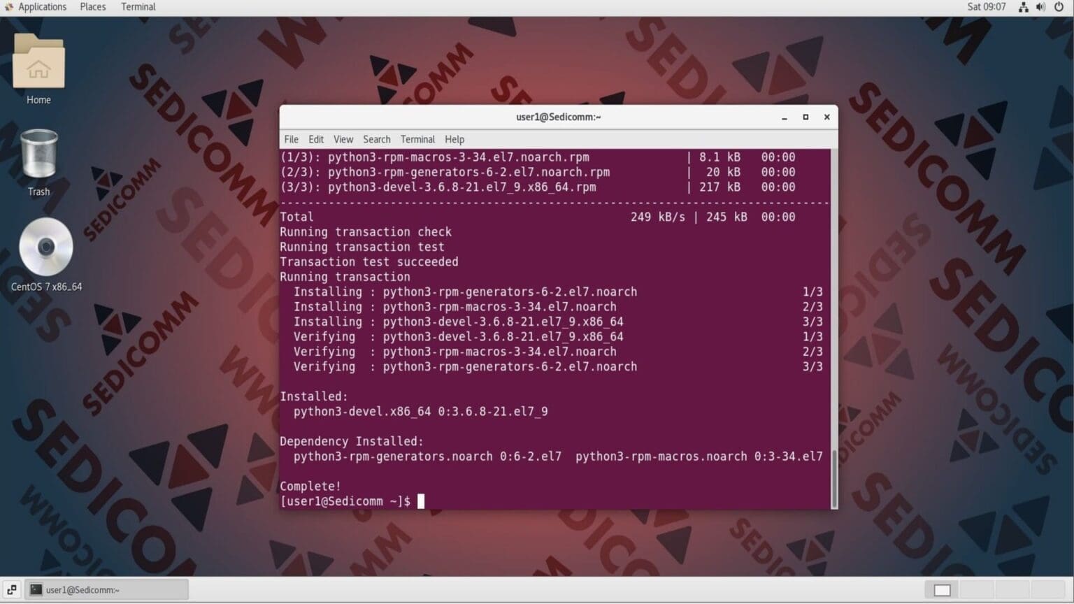 Как установить TensorFlow в CentOS Linux