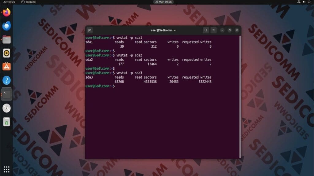 partition statistics