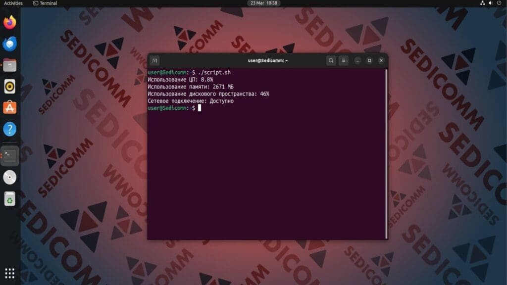 run System Status Check Script