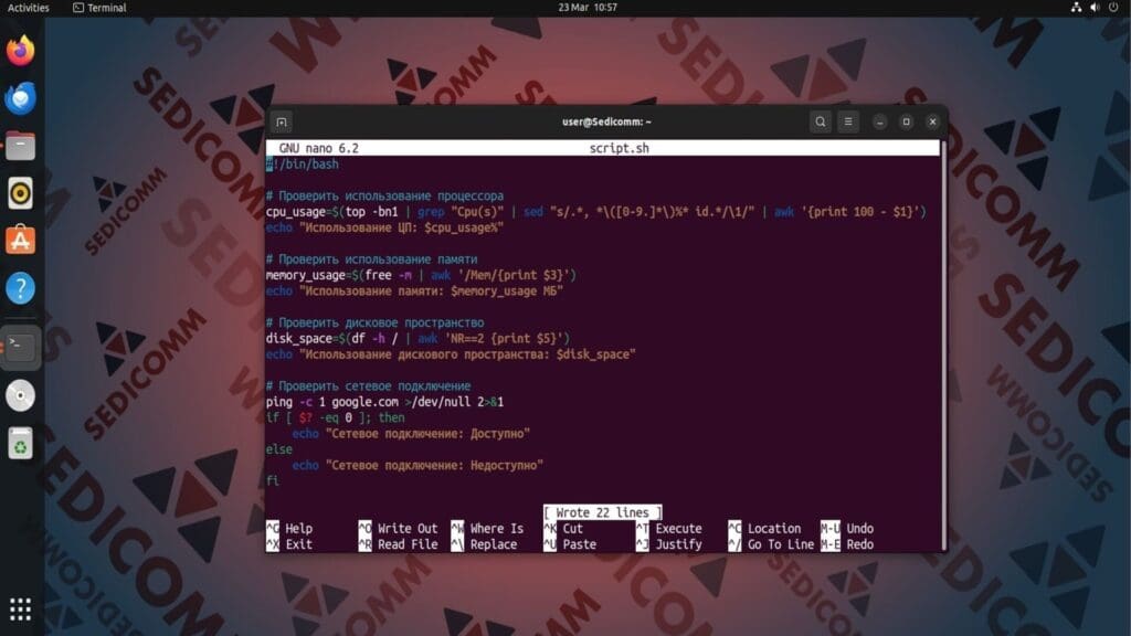 System Status Check Script