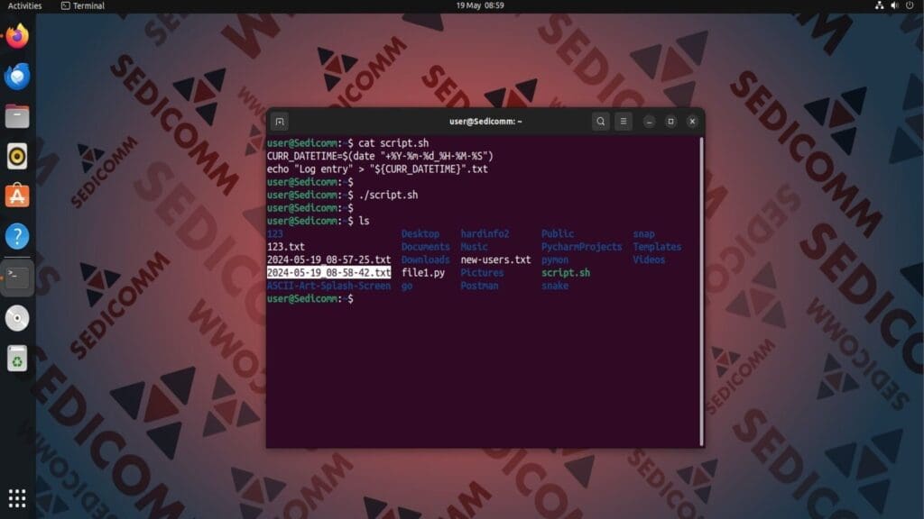 create file date as variable