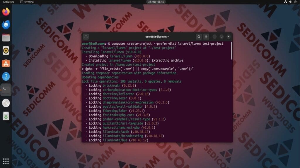 create lumen project