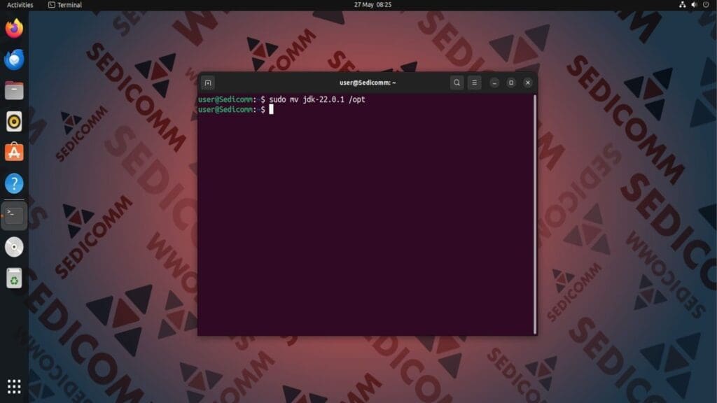 move open jdk to opt