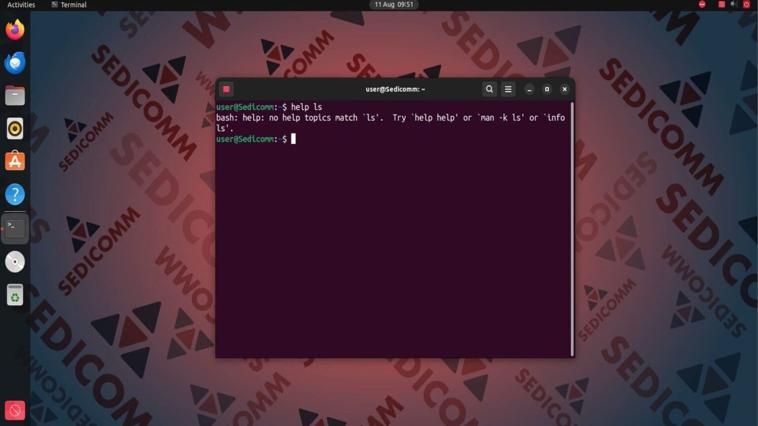 Команда help в Linux с примерами